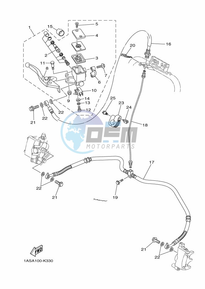 FRONT MASTER CYLINDER