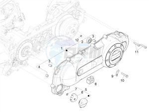 TYPHOON 50 2T EURO 4 (EMEA-APAC) drawing Crankcase cover - Crankcase cooling