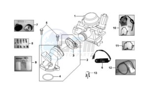 GTS 250 EURO 2 drawing CARBURATOR