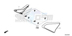 CMX500AH UK - (E) drawing SIDE COVER