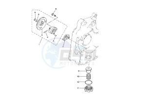 YP MAJESTY DX 250 drawing OIL PUMP