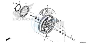 NC750JF Vultus - NC750J Europe Direct - (ED) drawing FRONT WHEEL