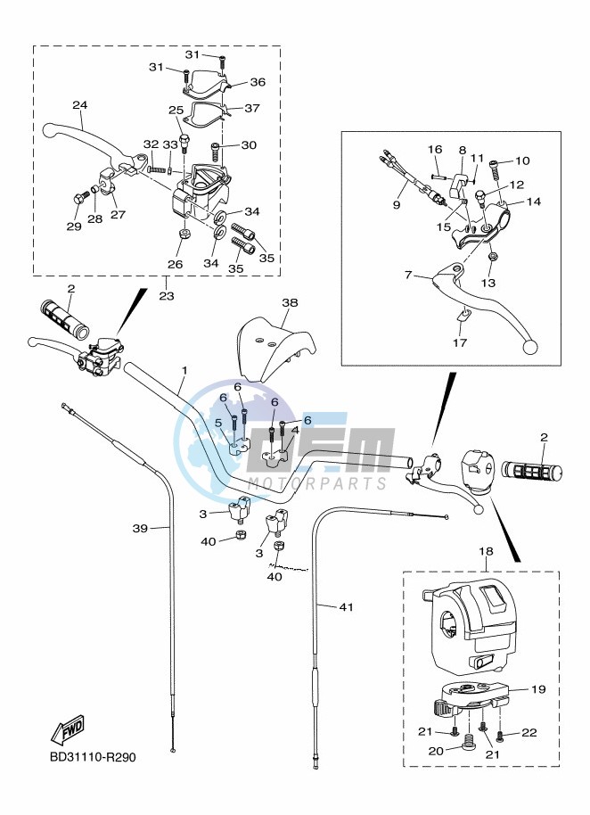 STEERING HANDLE & CABLE