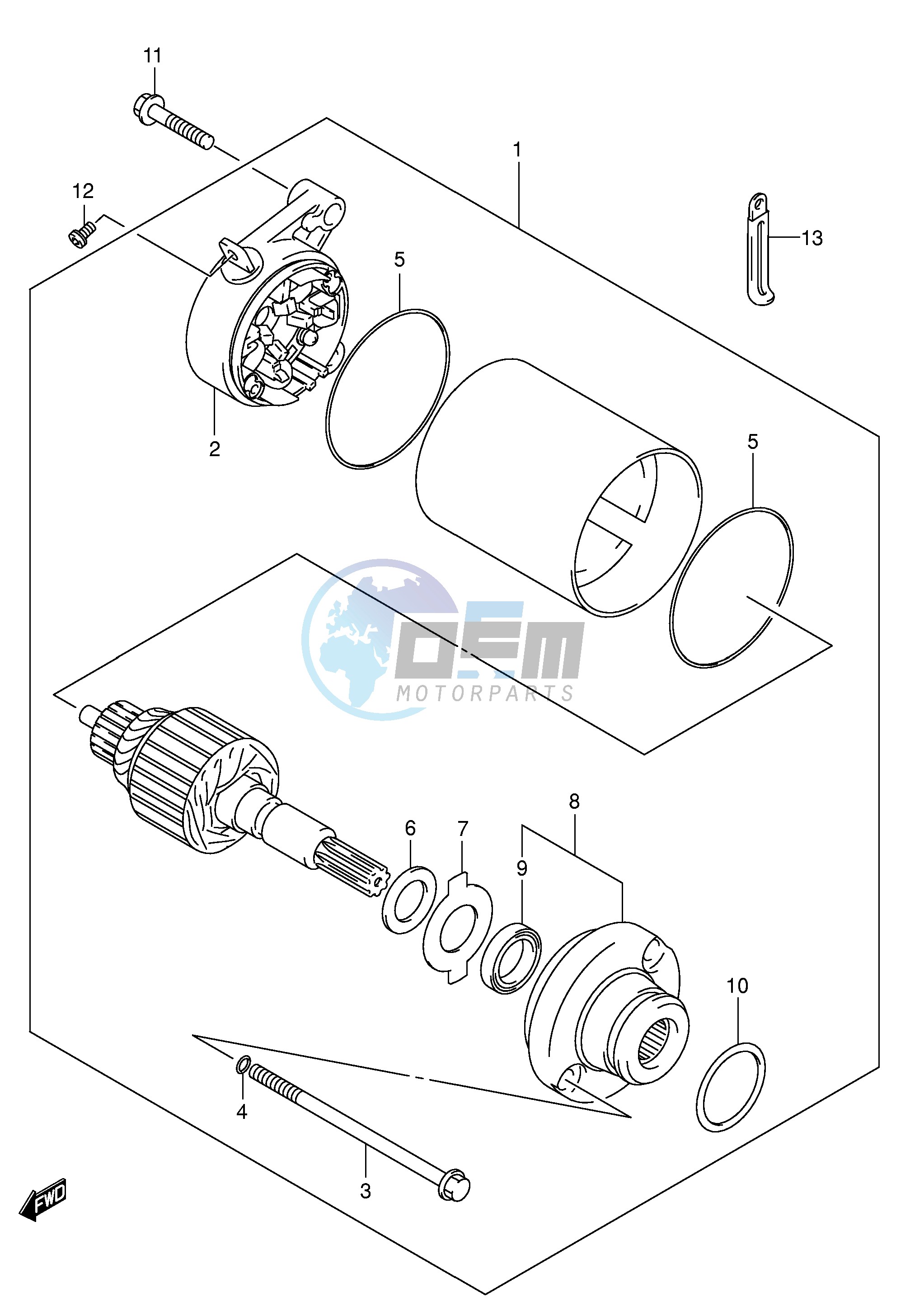 STARTING MOTOR