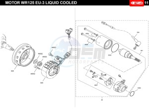 MARATHON-125-SM-RED drawing IGNITION SYSTEM-START UP  EURO3