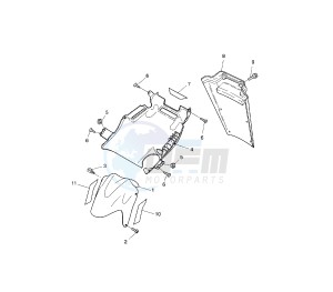 YQ AEROX 50 drawing FENDER