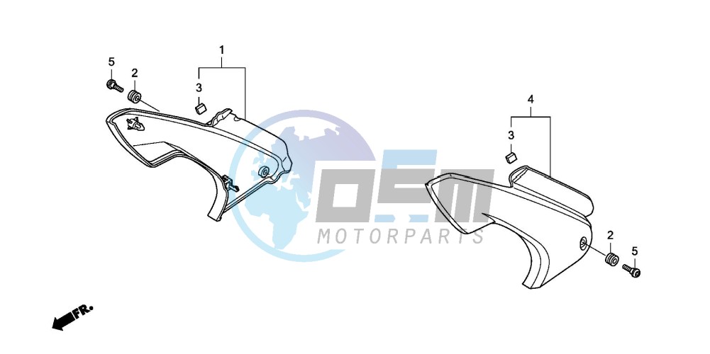 SIDE COVER (CBF600S8/SA8/N8/NA8)