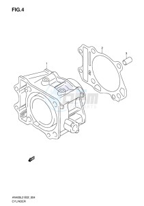 AN400 BURGMAN EU-UK drawing CYLINDER