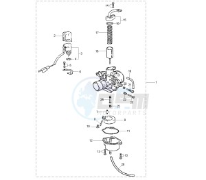 YN NEO'S 50 drawing CARBURETOR