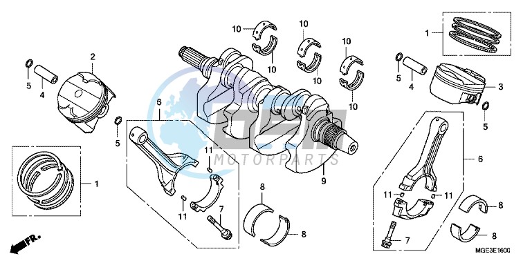 CRANKSHAFT/ PI STON