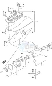 DF 9.9A drawing Gear Case