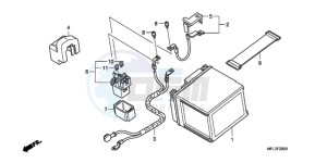 CBR1000RR9 BR / MME - (BR / MME) drawing BATTERY (CBR1000RR)