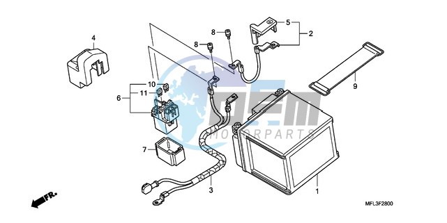 BATTERY (CBR1000RR)