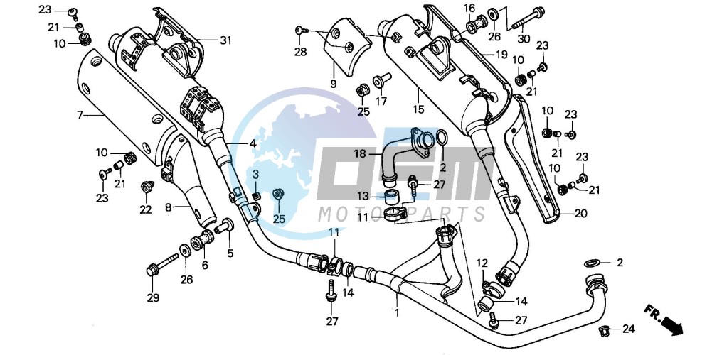 EXHAUST MUFFLER