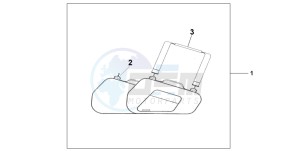 ST1300A drawing PANNIER INNER BAG