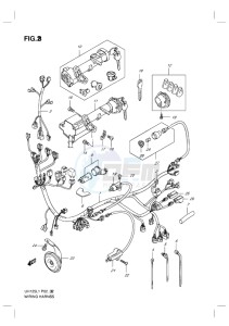 UH125 BURGMAN EU drawing WIRING HARNESS