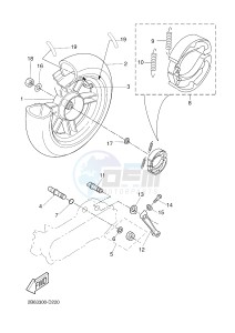 CW50L BOOSTER (2B6L) drawing REAR WHEEL