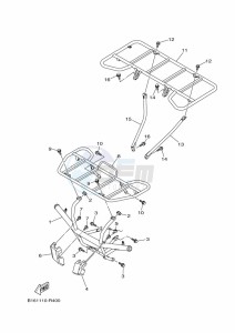 YFM700FWB KODIAK 700 (B6KA) drawing GUARD