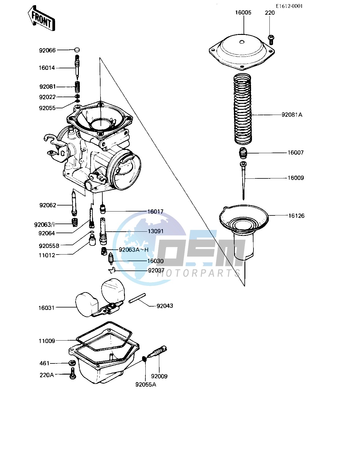 CARBURETOR PARTS -- 81-83 A2_A3_A4- -