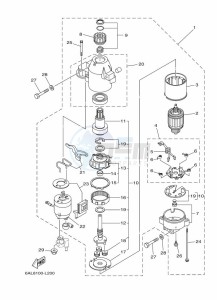 FL200BETX drawing STARTER-MOTOR