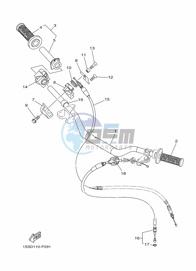 STEERING HANDLE & CABLE