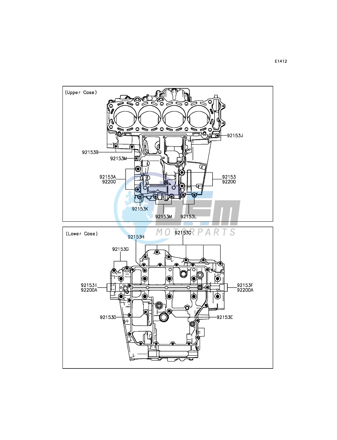 Crankcase Bolt Pattern