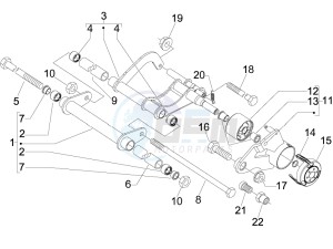 MP3 250 ie lt drawing Swinging arm