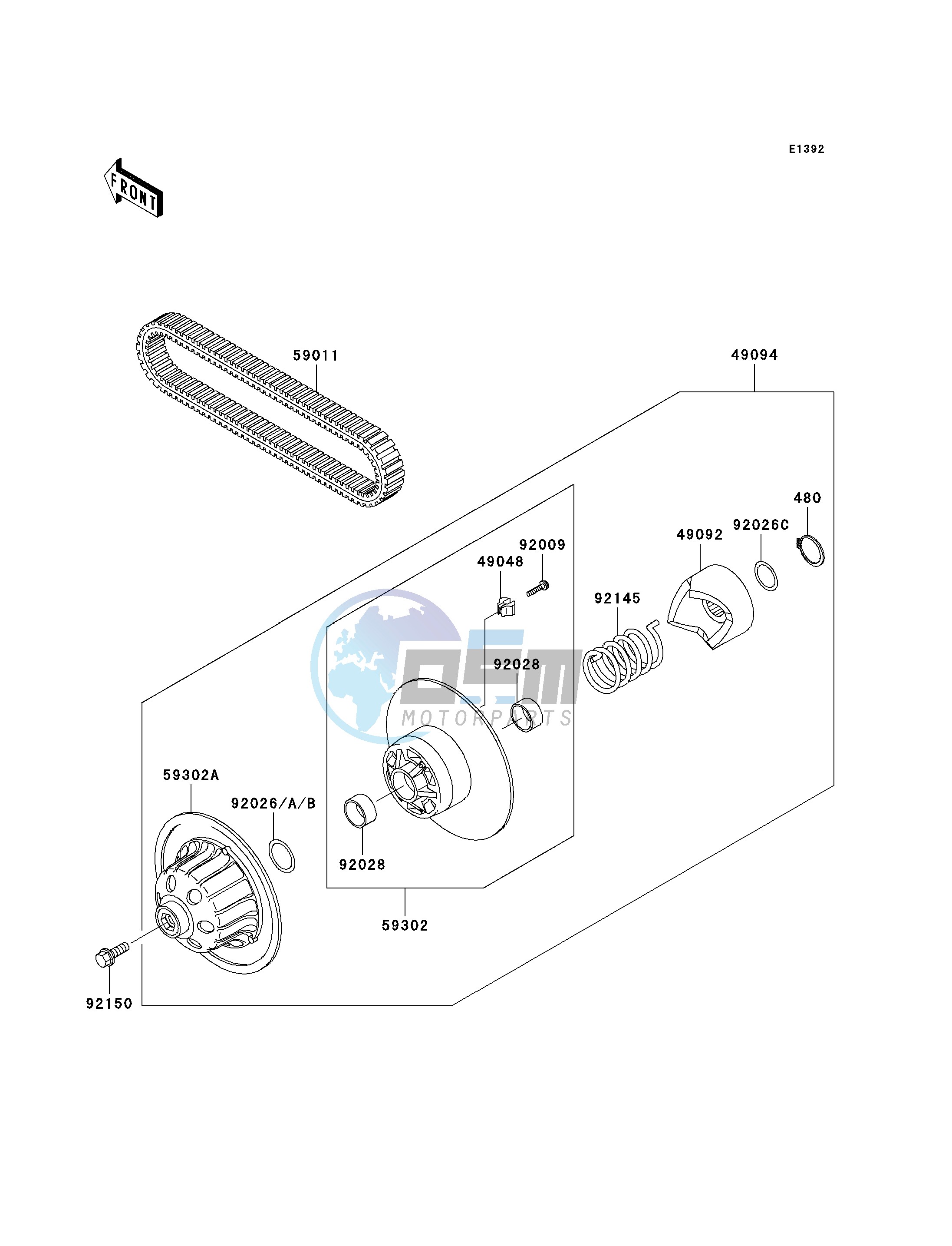 DRIVEN CONVERTER_DRIVE BELT