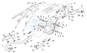 RXV-SXV 450-550 drawing Exhaust unit