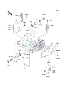 KVF 360 B [PRAIRIE 360] (B6F-B9F) B7F drawing SWINGARM