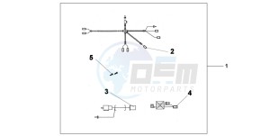 SH300R drawing HEATED GRIP