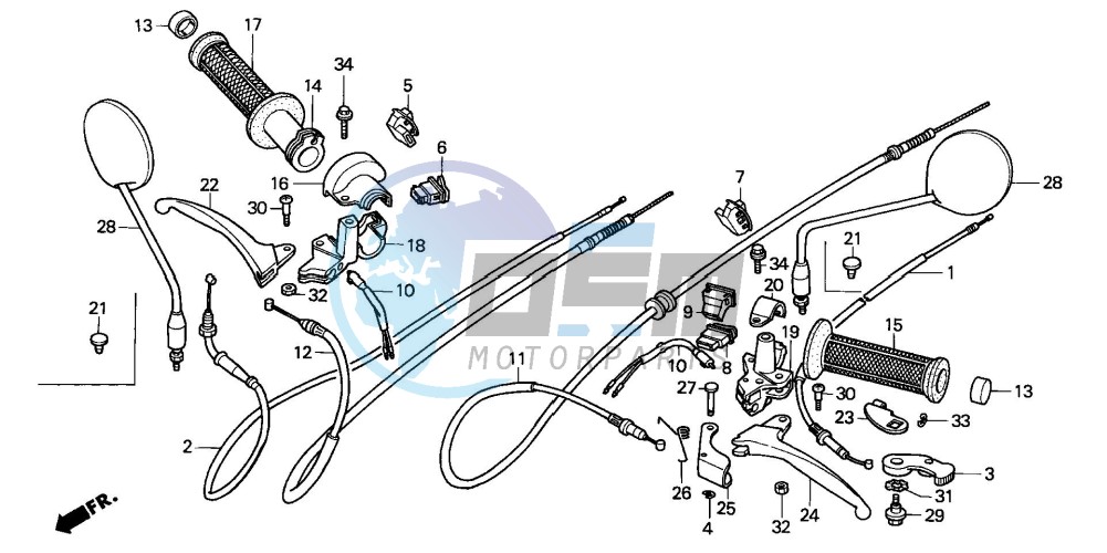 HANDLE LEVER/SWITCH/CABLE