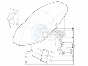 TYPHOON 125 4T 2V E3 (APAC) drawing Saddle/seats