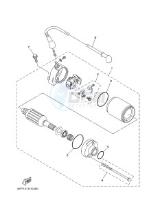 XT250 XT250D SEROW (1YB3) drawing STARTING MOTOR