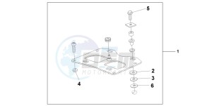 CBF600N drawing REAR CARRIER BRACKET