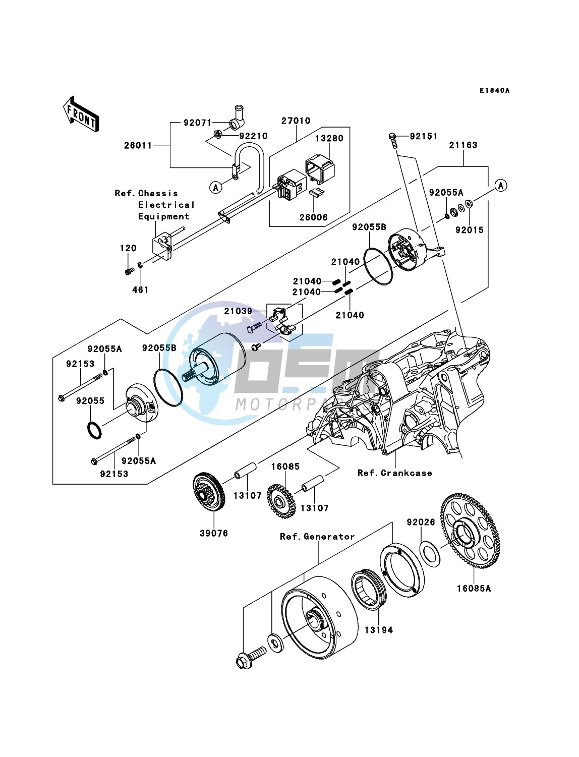 Starter Motor(ER650AE046805-)