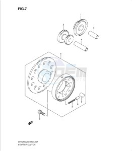 DR125SML0 drawing STARTER CLUTCH