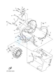 XC125E VITY (4P7A) drawing AIR SHROUD & FAN