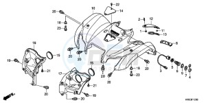 TRX500FMD TRX500FM Europe Direct - (ED) drawing FRONT FENDER