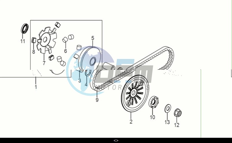 MOVABLE DRIVE FACE ASSY