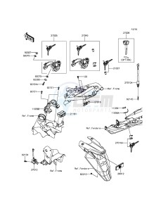 Z800 ZR800AEF FR GB XX (EU ME A(FRICA) drawing Ignition Switch