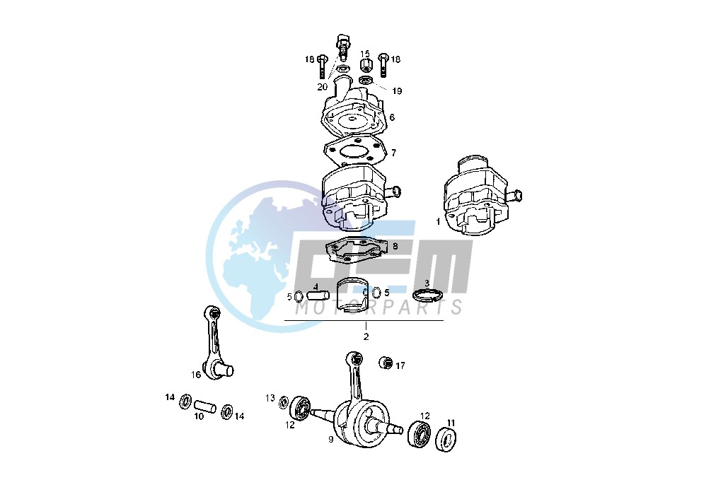 CRANKSHAFT-CYLINDER