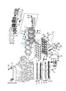 Z200NETOX drawing CYLINDER--CRANKCASE-2