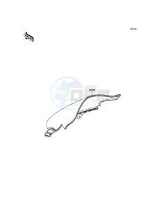 NINJA_250SL BX250AFSA XX (EU ME A(FRICA) drawing Accessory(Windshield)