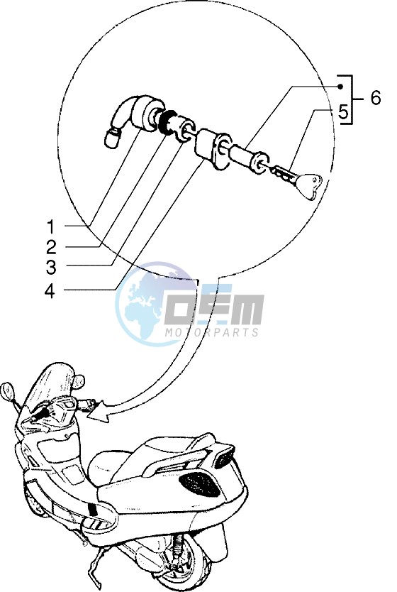 Key operated switch