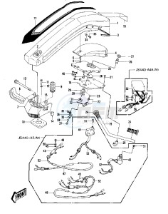 JS 440 A [JS440] (A1-A2) [JS440] drawing HANDLE POLE_SWITCHES -- 79-81 A3_A4_A4A_A5- -