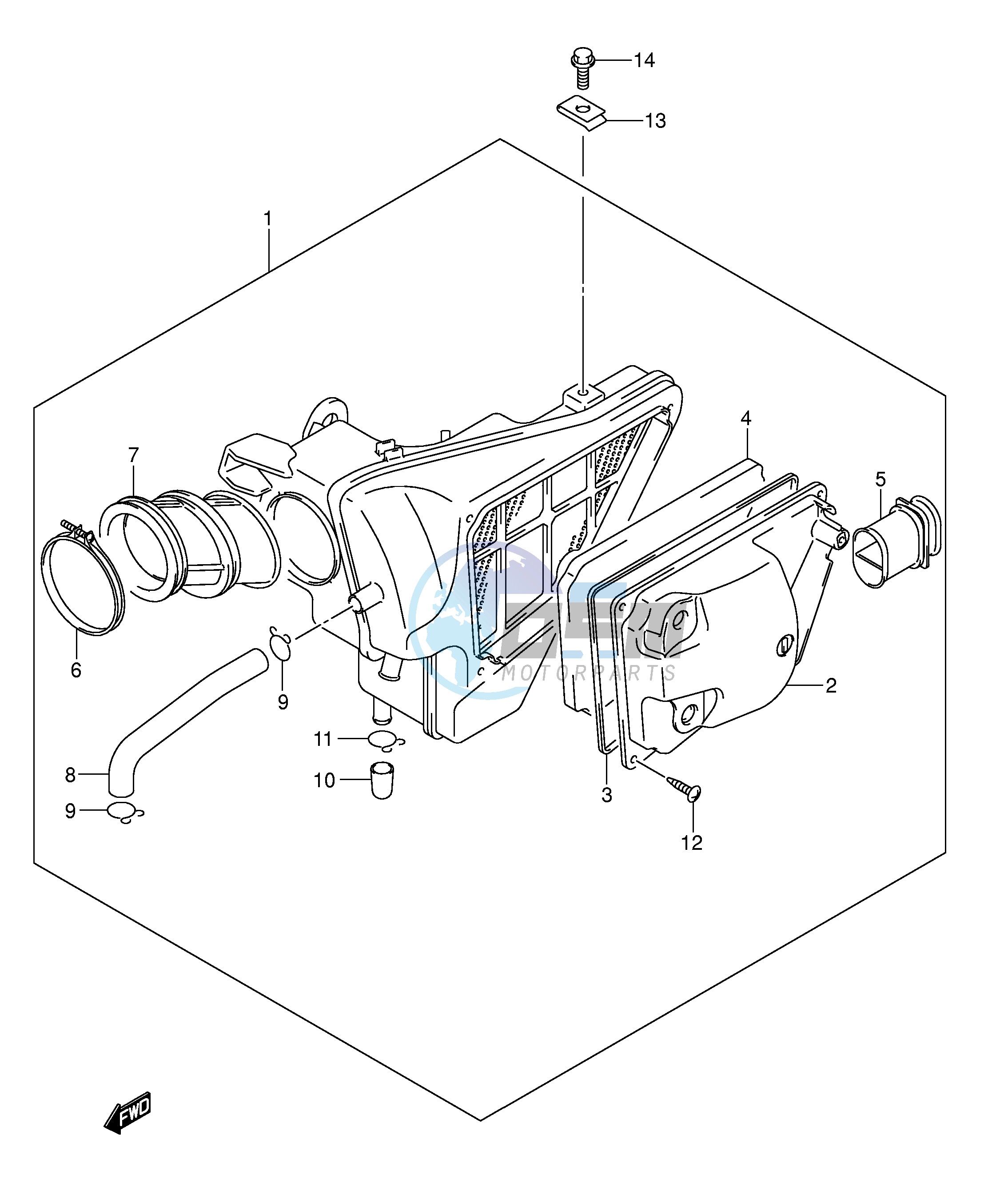 AIR CLEANER (MODEL K3 K4 K5 K6)