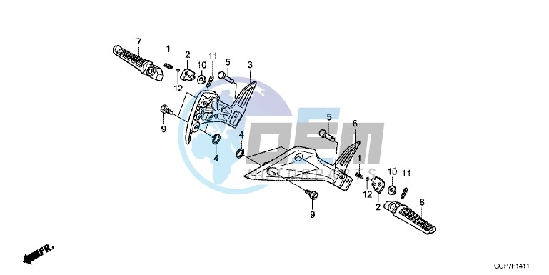 PILLION STEP (NSC502WH/ T2)