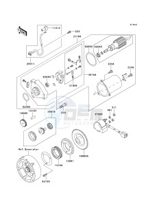 AN 110 C (C6-C7) drawing STARTER MOTOR