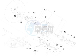 ETV Caponord 1200 USA USA drawing Rear Wheel